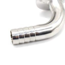 SAP 19/25/32/38/51mm SS304 Sanitary Hose Barb Pipe Fitting 1.5/2" Tri Clamp 90 Degree Elbow Hose Adaptor Clamp Hose Barb Fitting