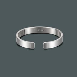 KULUZE Original Titanium wristband 100% Pure titanium Golf Athletic Bracelet Men Women C-Shaped cuff Bangle Bracelet fashionGift
