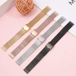 6mm 8mm 10mm 12mm 13mm 14mm 15mm 16mm 18mm 20mm 22mm24mm Milanese Watch Strap Thin Bracelets for Men And Women Stainless Steel