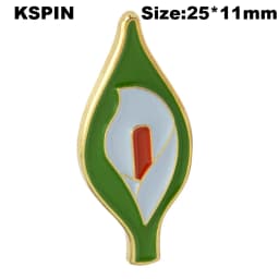 Ireland Lily Flag Lapel pin badges for clothes Pin badges safety pin brooch XY0258
