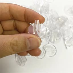 20PCS/Lot 4 Styles Transparent Plastic Stand Card Base for 1-2mm Cards Holder