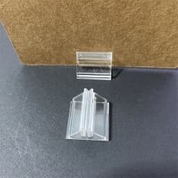 20PCS/Lot 4 Styles Transparent Plastic Stand Card Base for 1-2mm Cards Holder
