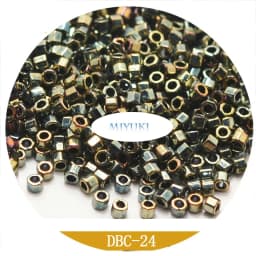 Japanese Miyuki Seed Beads Dbc11/0  Section Delica Beads 1.6mm Metallic 20 Colors 5G Pack for Jewelry Making