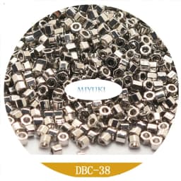 Japanese Miyuki Seed Beads Dbc11/0  Section Delica Beads 1.6mm Metallic 20 Colors 5G Pack for Jewelry Making