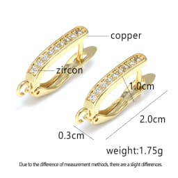 NEW DIY Earrings Supplies Gold/Silver/Rose Gold Jewelry Earring Hooks Accessories Women Earrings Making Jewellery