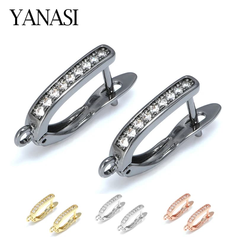 NEW DIY Earrings Supplies Gold/Silver/Rose Gold Jewelry Earring Hooks Accessories Women Earrings Making Jewellery