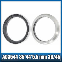 AC3544 AC3344 Bike Headset Bearings 2PCS 35*44*5.5 33*44*6 MM 36/45 Degree Chrome Steel Tapered Upper Lower ACB is44 Bearing Set