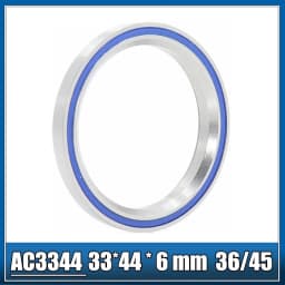 AC3544 AC3344 Bike Headset Bearings 2PCS 35*44*5.5 33*44*6 MM 36/45 Degree Chrome Steel Tapered Upper Lower ACB is44 Bearing Set