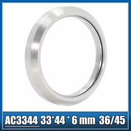 AC3544 AC3344 Bike Headset Bearings 2PCS 35*44*5.5 33*44*6 MM 36/45 Degree Chrome Steel Tapered Upper Lower ACB is44 Bearing Set