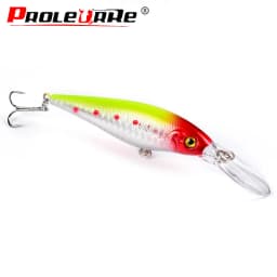 1Pcs Minnow Fishing Lures 110mm 10.5g Floating Diving Wobbler Swimbait Artificial Hard Bait Crankbaits Bass Pike Fishing Tackle