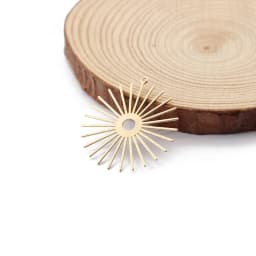 10pcs Raw Brass Sun Flower Charms Pendant For DIY Earrings Necklace Jewelrry Findings Making