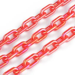 50CMX5PCS AB Colors Acrylic Link Chain Lobster Clasp Keychains For Necklace Bracelet Making Colorful Chain Plastic Chain Links