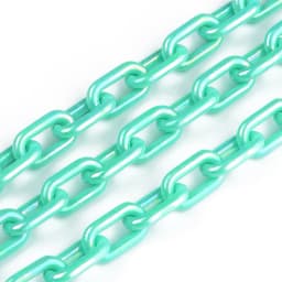 50CMX5PCS AB Colors Acrylic Link Chain Lobster Clasp Keychains For Necklace Bracelet Making Colorful Chain Plastic Chain Links