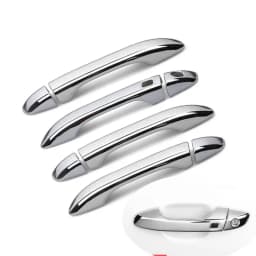 For Kia Sportage 4 QL KX5 2016 2017 2018 2019 2020 Carbon Fiber Chrome Car Door Handle Cover Trim Sticker Styling Accessories