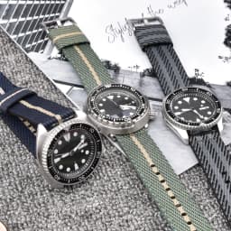 Woven Nylon Strap 18mm 20mm 22mm 24mm Stainless Steel Buckle Quick Release Men Replacement Bracelet Wrist Band Watch Accessories