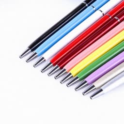 10pcs/set Universal 2 in 1 Metal Stylus Pens with Ballpoint Pens ручки Touch Screen Pen for All Capacitive Screen Dropshipping