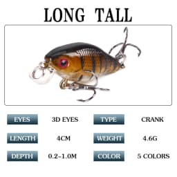 1 PCS Minnow Fishing Lure About 45mm 4.2g Crankbait Hard Bait Topwater Artificial Wobbler Bass Japan Fly Fishing Accessories