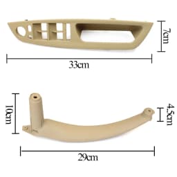 Upgraded LHD RHD Car Interior Door Pull Handle Inner Armrest Panel Cover Replacement For BMW X5 X6 E70 E71 E72 2007-2013