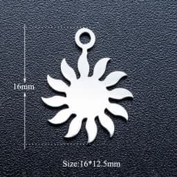 10pcs/Lot Stainless Steel Gold Color Tree of Life DIY Charms Wholesale Heart Connectors Pendant Necklace Making