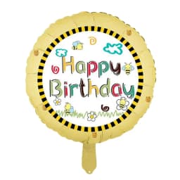 7pcs 18inch Happy Birthday Foil Balloons Boy Girl Party Helium Round Ballon Baby Shower Birthday Party Decoration Kids Globos