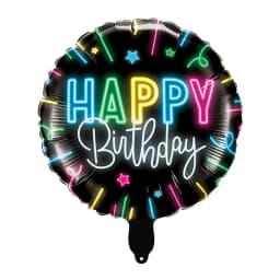 7pcs 18inch Happy Birthday Foil Balloons Boy Girl Party Helium Round Ballon Baby Shower Birthday Party Decoration Kids Globos
