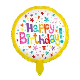 7pcs 18inch Happy Birthday Foil Balloons Boy Girl Party Helium Round Ballon Baby Shower Birthday Party Decoration Kids Globos