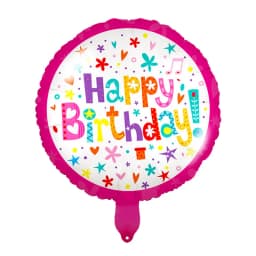 7pcs 18inch Happy Birthday Foil Balloons Boy Girl Party Helium Round Ballon Baby Shower Birthday Party Decoration Kids Globos