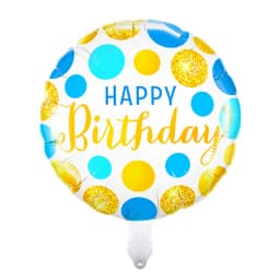 7pcs 18inch Happy Birthday Foil Balloons Boy Girl Party Helium Round Ballon Baby Shower Birthday Party Decoration Kids Globos