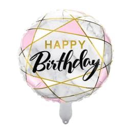 7pcs 18inch Happy Birthday Foil Balloons Boy Girl Party Helium Round Ballon Baby Shower Birthday Party Decoration Kids Globos