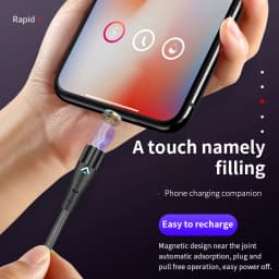 5A Magnetic USB C Cable Super Fast Charging Micro USB Type C For iPhone Samsung Xiaomi Huawei Android Charging Cable
