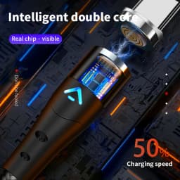 5A Magnetic USB C Cable Super Fast Charging Micro USB Type C For iPhone Samsung Xiaomi Huawei Android Charging Cable
