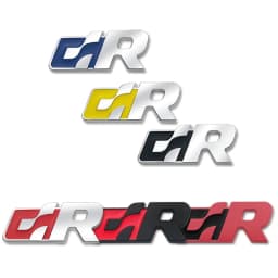 Car-Styling Metal Stickers SR Grille Emblem Badge For Jetta Golf 3 4 5 6 7 Beetle Passat Santana MK2 MK3 MK4 MK5 MK6 MK7 R32