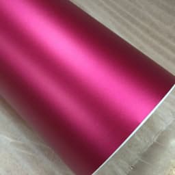 Satin Rose Red Matt Metallic Vinyl Film Chrome Metallic Car Wrap Foil With Air Release Sticker Film Motorcycle Wrapping Decal