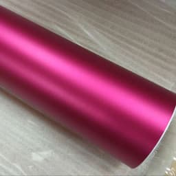 Satin Rose Red Matt Metallic Vinyl Film Chrome Metallic Car Wrap Foil With Air Release Sticker Film Motorcycle Wrapping Decal