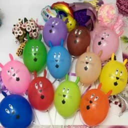 1/5/10 PCS New Cute Rabbit Inflatable Ball Birthday Wedding Anniversary Children's Day Party Decoration Latex Balloons 12-Inch