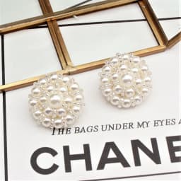 New Fashion High-end Clothing Decoration Coat Sweater DIY Handmade Pearl Button Supplies 1pcs