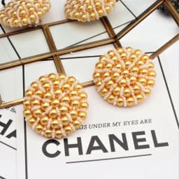 New Fashion High-end Clothing Decoration Coat Sweater DIY Handmade Pearl Button Supplies 1pcs