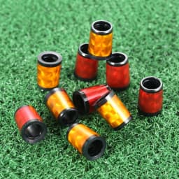 10Pcs Plastic Golf Ferrules Tip Size 0.370 Golf Sleeve Ferrule for Golf Irons High Quality Club Shafts Accessories 9.4x18x13.5mm