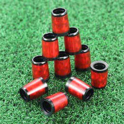 10Pcs Plastic Golf Ferrules Tip Size 0.370 Golf Sleeve Ferrule for Golf Irons High Quality Club Shafts Accessories 9.4x18x13.5mm