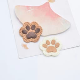 10Pcs Cartoon Bear Paw Applique for DIY Baby Clothes Hat Shoes Sewing Patches Headwear Hair Loop Clips Decor Accessories
