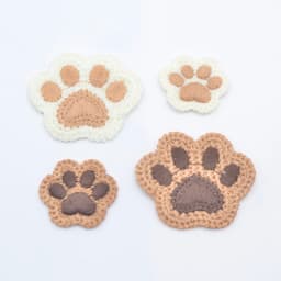 10Pcs Cartoon Bear Paw Applique for DIY Baby Clothes Hat Shoes Sewing Patches Headwear Hair Loop Clips Decor Accessories
