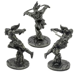 1PCS War Chess Table Game Ornaments Decorations Crafts Copper Undead Skeleton Soldiers Dolls Army Legion Model Toy Figurine