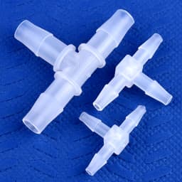 5~200pcs O.D 1.6~15.8mm PP Plastic Tee Connectors Irrigation System Pipe Joint Aquarium Tank Adapter Air Pump Hose Pagoda Joints