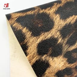 Leopard Print PU Leatherette Sewing Fabric Faux Leather DIY Craft Brooch Hair Bows GIFT Handmade Earring Making Doll Decor