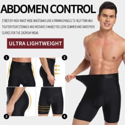 Men Tummy Control Shorts High Waist Slimming Underwear Body Shaper Invisable Belly Girdle Boxer Briefs Abdomen Control Panties
