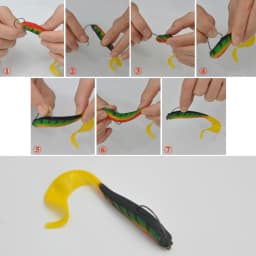 20pcs/ Set Fishing Hook Carbon Steel Wide Crank Offset Fishhook For Soft Worm Lure 5/0#-1# Bass Barbed Carp Fishing Hooks