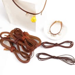 2 Meters Retro High Quality Genuine Leather Cord 1.5-10mm Round/Flat Strand Cow Leather Rope Fit Necklace Bracelets DIY Jewelry