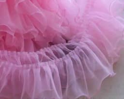 3 Meters/Lot 11 Colors 15-20cm Wide Organza Lace Curtains Purple Pink White Coral Pink Purple Gauze Pleated Lace X962