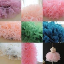 3 Meters/Lot 11 Colors 15-20cm Wide Organza Lace Curtains Purple Pink White Coral Pink Purple Gauze Pleated Lace X962