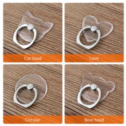Finger Ring Mobile Phone Smartphone Stand Holder For iPhone XS Huawei Samsung cell Smart Round Phone Ring holder Car Mount Stand